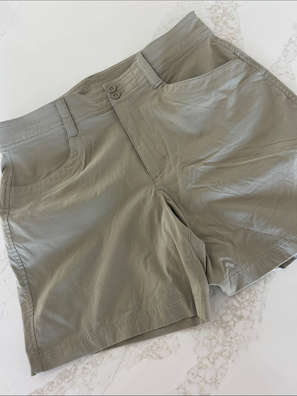 Woman’s Eddie Casual Outdoor Tan Shorts in Size T10